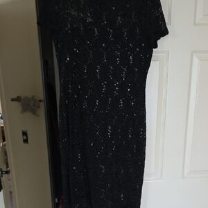 Elegant Black Lace Dress